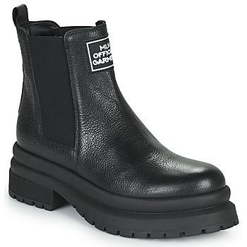 SL1003  women's Mid Boots in Black