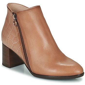 SELENA  women's Low Ankle Boots in Brown