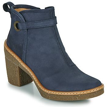 HAYA  women's Low Ankle Boots in Marine