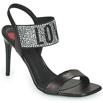 LOVA  women's Sandals in Black. Sizes available:4.5,5.5,7