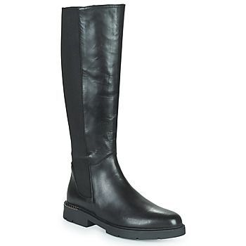 6106-MY-CUIR-NOIR  women's High Boots in Black