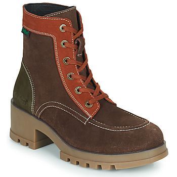 KICK HELLO  women's Low Ankle Boots in Brown