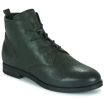 NERGLISSE  women's Mid Boots in Green