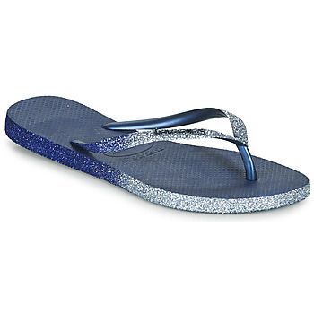 SLIM SPARKLE II  women's Flip flops / Sandals (Shoes) in Blue. Sizes available:2.5 / 3,4 / 5,39 / 40,7.5,1 / 2 kid