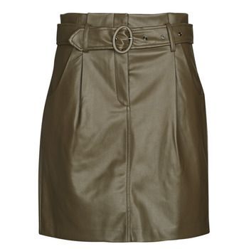 VICHOOSY HW COATED SKIRT  women's Skirt in Brown