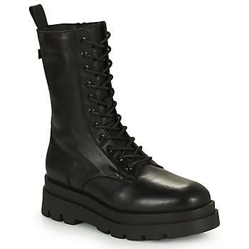 MEGAN  women's Mid Boots in Black