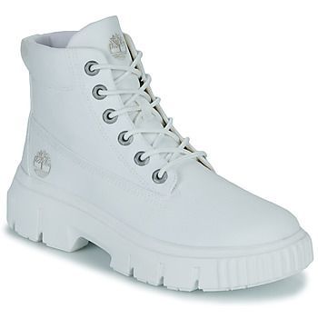 FABRIC BOOT  women's Mid Boots in White