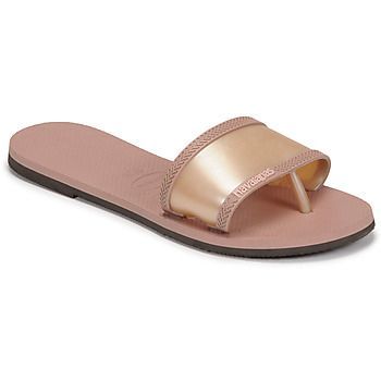 YOU ANGRA  women's Flip flops / Sandals (Shoes) in Pink