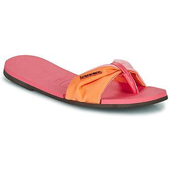 YOU ST TROPEZ COLOR  women's Flip flops / Sandals (Shoes) in Pink