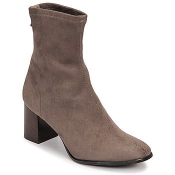 VISION  women's Low Ankle Boots in Grey