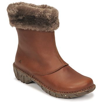 YGGDRASIL  women's Low Ankle Boots in Brown