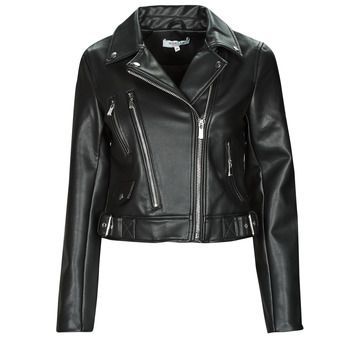 GEMMA  women's Leather jacket in Black