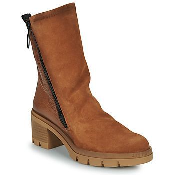 INGRID  women's Low Ankle Boots in Brown