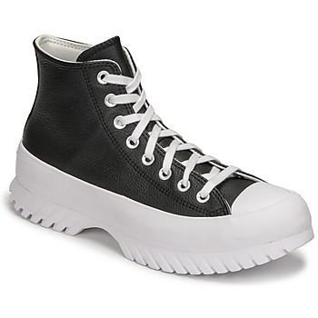 Chuck Taylor All Star Lugged 2.0 Leather Foundational Leather  women's Shoes (High-top Trainers) in Black