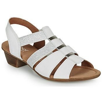 KEIJA  women's Sandals in White. Sizes available:3.5,4,5,6,7.5,3