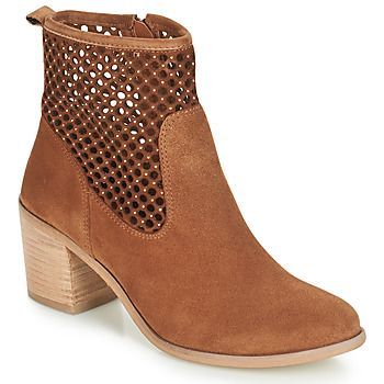 TOTEM  women's Low Ankle Boots in Brown. Sizes available:5
