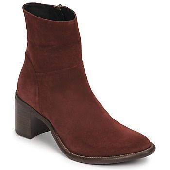 Paco  women's Low Ankle Boots in Bordeaux