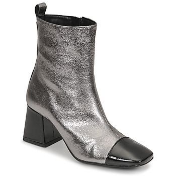 VANESSA  women's Low Ankle Boots in Silver