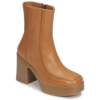 LYSA  women's Low Ankle Boots in Brown