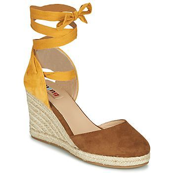 GELLO  women's Sandals in Brown. Sizes available:5.5,6.5