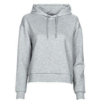 ONPLOUNGE LS HOOD SWEAT  women's Sweatshirt in Grey
