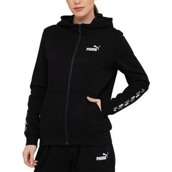 Power Full Zip Hoodie  women's Sweatshirt in Black