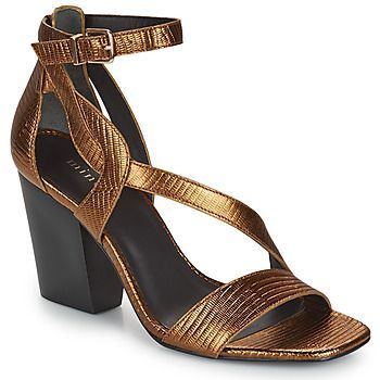 THYLANNE  women's Sandals in Gold. Sizes available:4,5,5.5,7