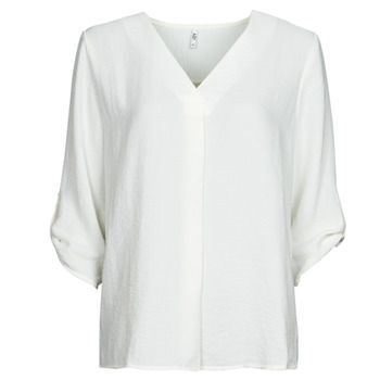 JDYDIVYA 3/4 TOP WVN  women's Blouse in White