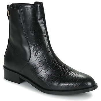 1OLIVIA  women's Mid Boots in Black