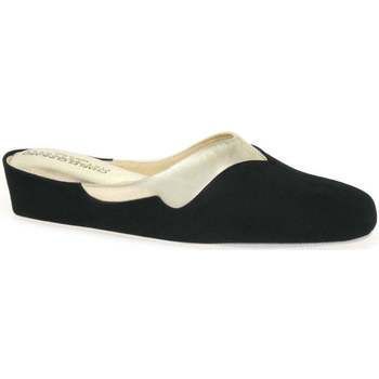 Messina Ladies Slipper  women's Clogs (Shoes) in Black. Sizes available:3,4,5,6,7,8