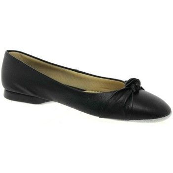 Knot Leather Slipper  women's Shoes (Pumps / Ballerinas) in Black. Sizes available:3,4,5,6,7,8