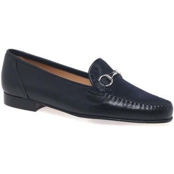 Charm Womens Moccasins  women's Loafers / Casual Shoes in Blue. Sizes available:4,4.5,5,5.5,6,7,8