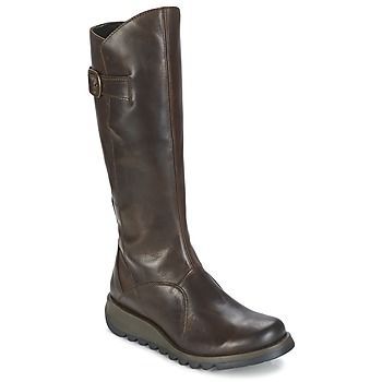 MOL 2  women's High Boots in Brown. Sizes available:3,4,5,6,7,8