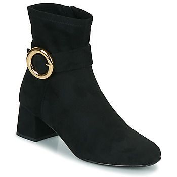 1ADORABLE  women's Low Ankle Boots in Black