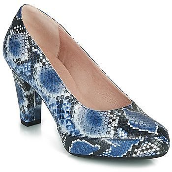 BLESA  women's Court Shoes in Blue. Sizes available:3.5,4,5,7.5
