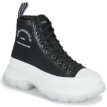 LUNA Maison karl  women's Shoes (High-top Trainers) in Black