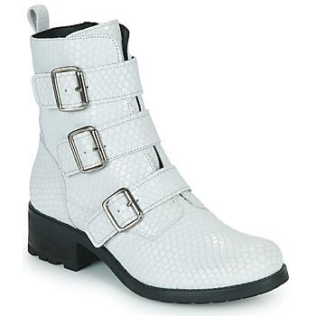 NANISS  women's Mid Boots in White