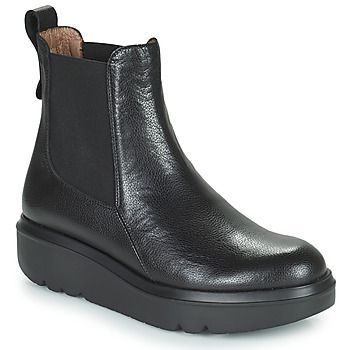 A-2807  women's Mid Boots in Black