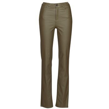 VICOMMIT COATED HW STRAIGHT PANT  women's Skinny Jeans in Brown