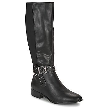 NOLLAN  women's High Boots in Black. Sizes available:3.5,4,5,6.5
