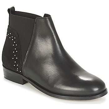 TANDI  women's Mid Boots in Black. Sizes available:3.5,4,5,6,6.5,7.5
