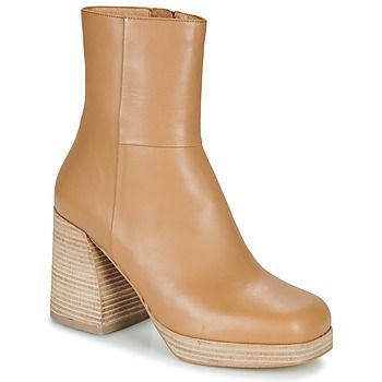 PHELYANA  women's Low Ankle Boots in Brown