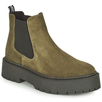 VEERLY  women's Mid Boots in Kaki. Sizes available:3.5,4,5,5.5,6.5,7.5