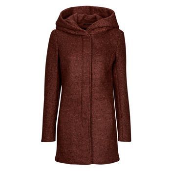 ONLSEDONA BOUCLE WOOL COAT OTW NOOS  women's Coat in Red