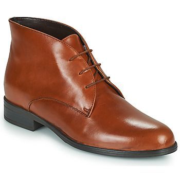 EMILIE  women's Mid Boots in Brown. Sizes available:3.5,5,6,6.5,7.5