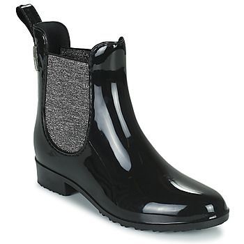RAINBOO  women's Wellington Boots in Black. Sizes available:3,4,5,6,6.5,7