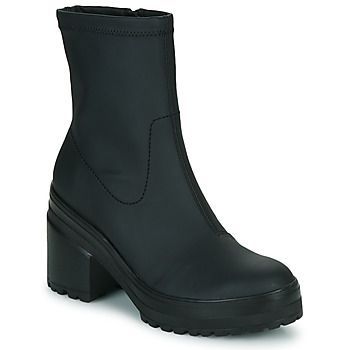 Tommy Jeans Heeled Boot  women's Low Ankle Boots in Black