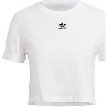 Crop Top  women's T shirt in White