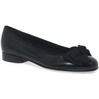 Amy Bow Trim Womens Ballerina Pumps  women's Shoes (Pumps / Ballerinas) in Black. Sizes available:3.5,4,4.5,5,5.5,6,6.5,7,7.5,8
