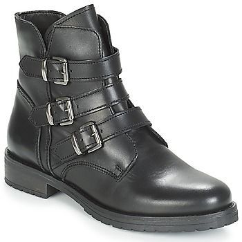 TONYA  women's Mid Boots in Black. Sizes available:6.5,7.5